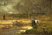 George Inness Homeward France oil painting artist